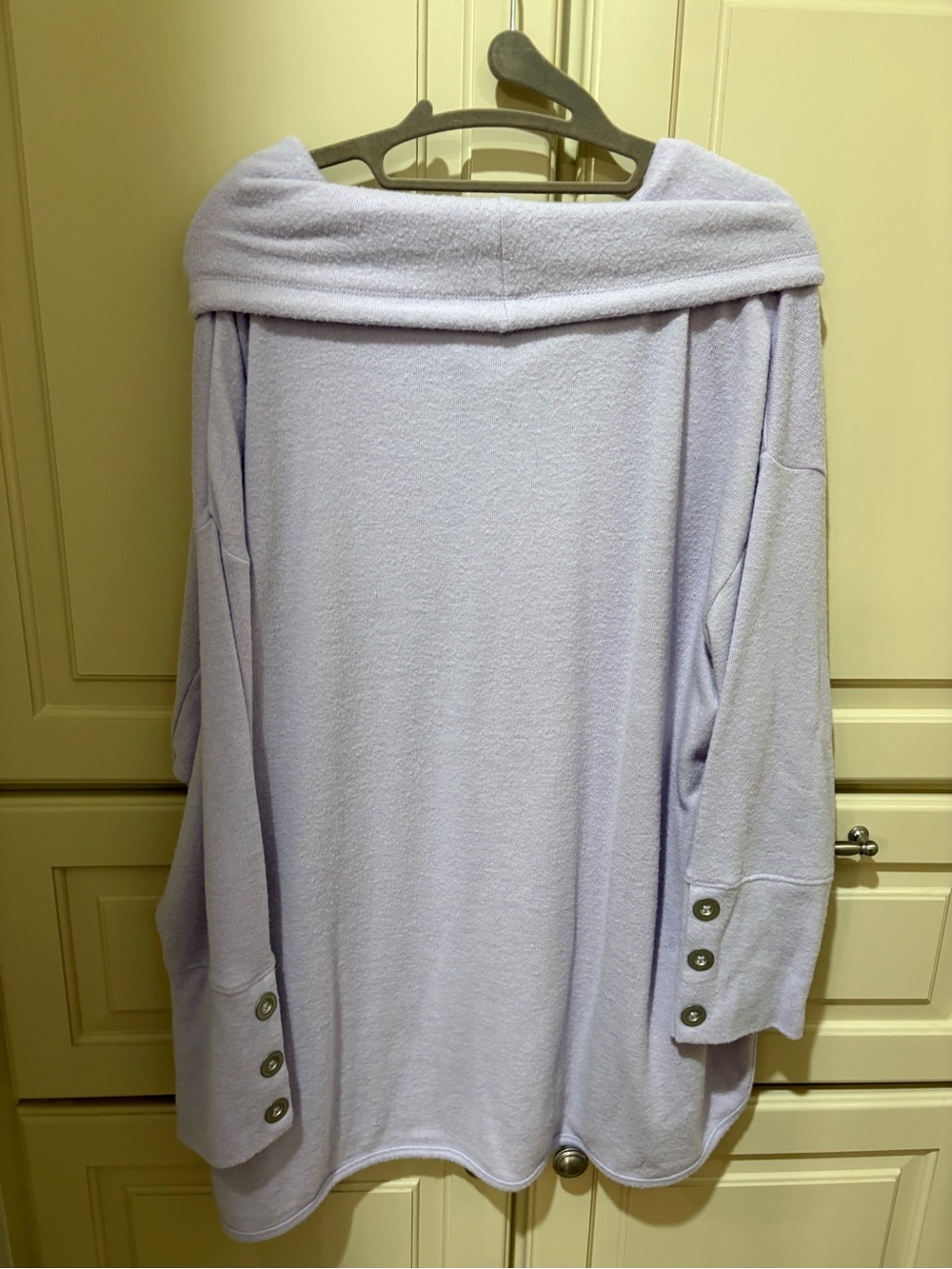 Ruby Rd. Lilac Cowl Neck Pullover - Picture 2 of 3